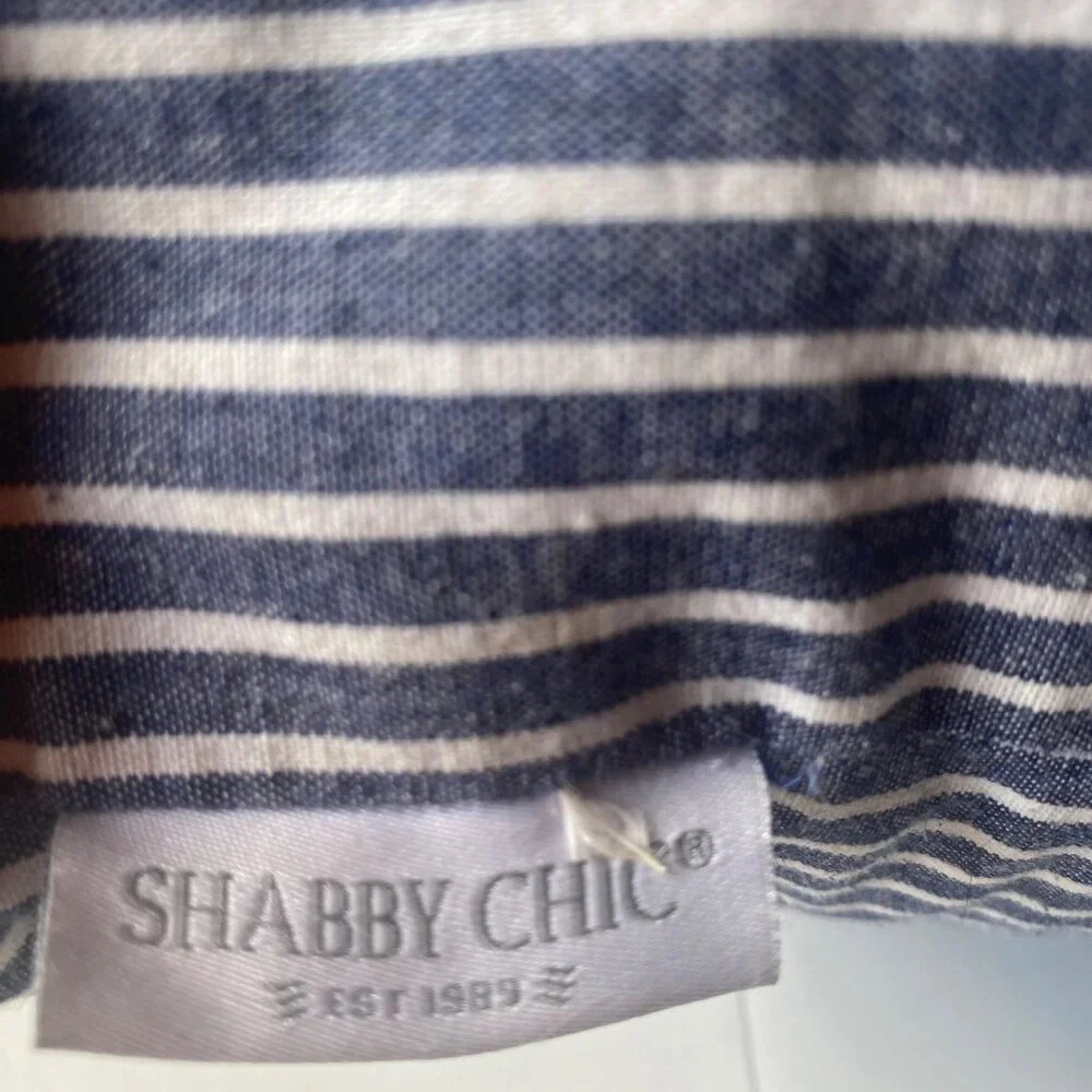 Shabby Chic Striped Decorative Pillow Mermaid This Is My Happy Place Beach House